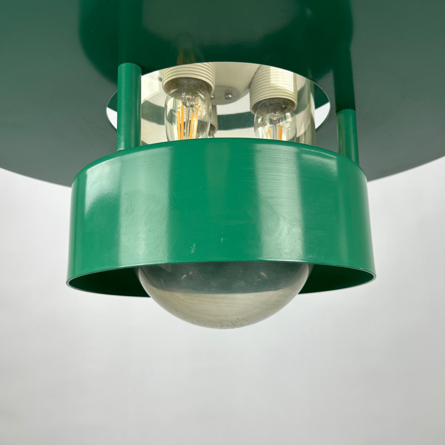 1 of 20 Louis Poulsen green pendant light Orbiter XL by Jens Møller Jensen