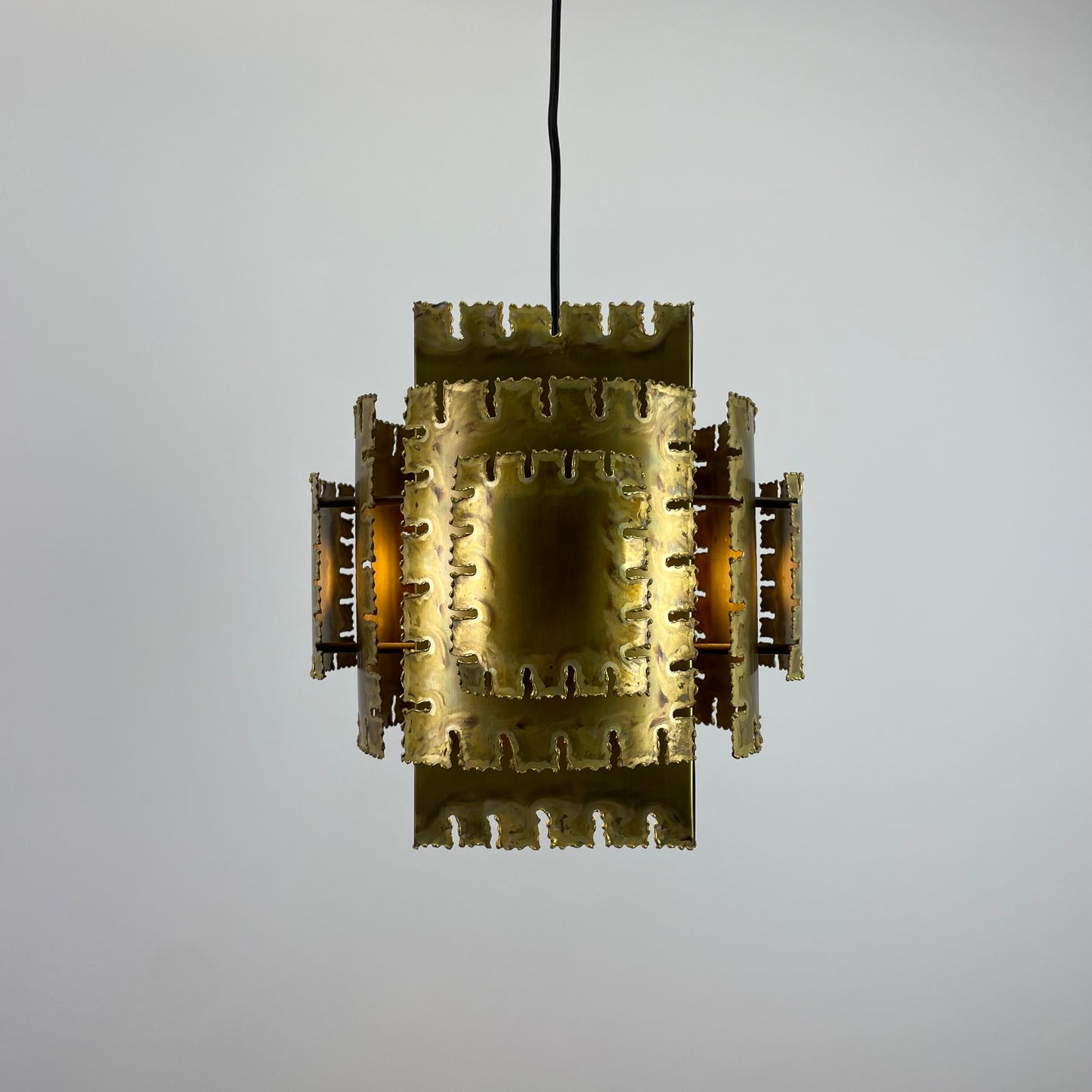 Copper pendant lamp by Svend Aage Holm Sørensen 1960