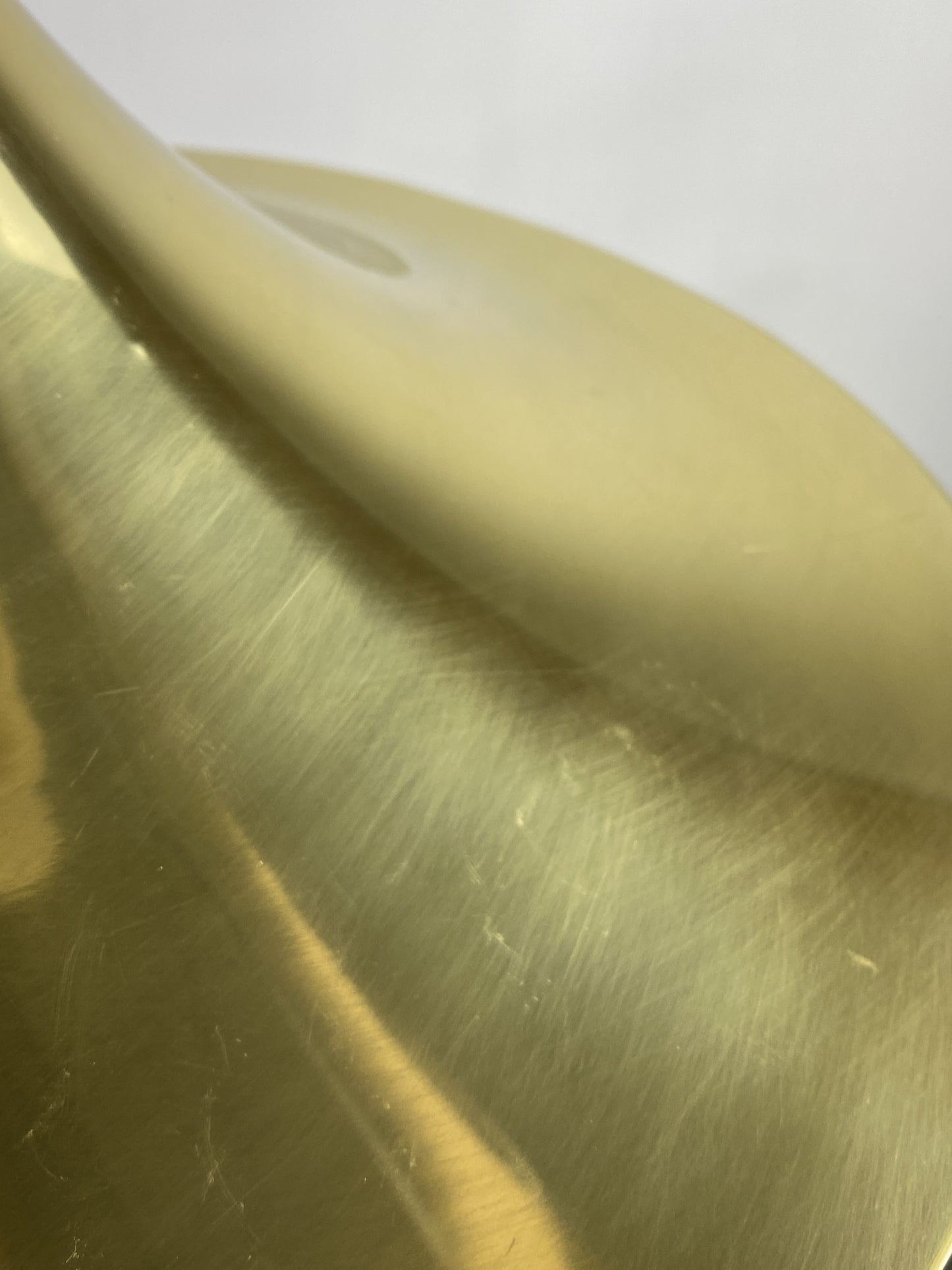 Brass 'Witchhat' Semi pendant light by Torsten Thorup and Claus Bonderup for Fog & Mørup