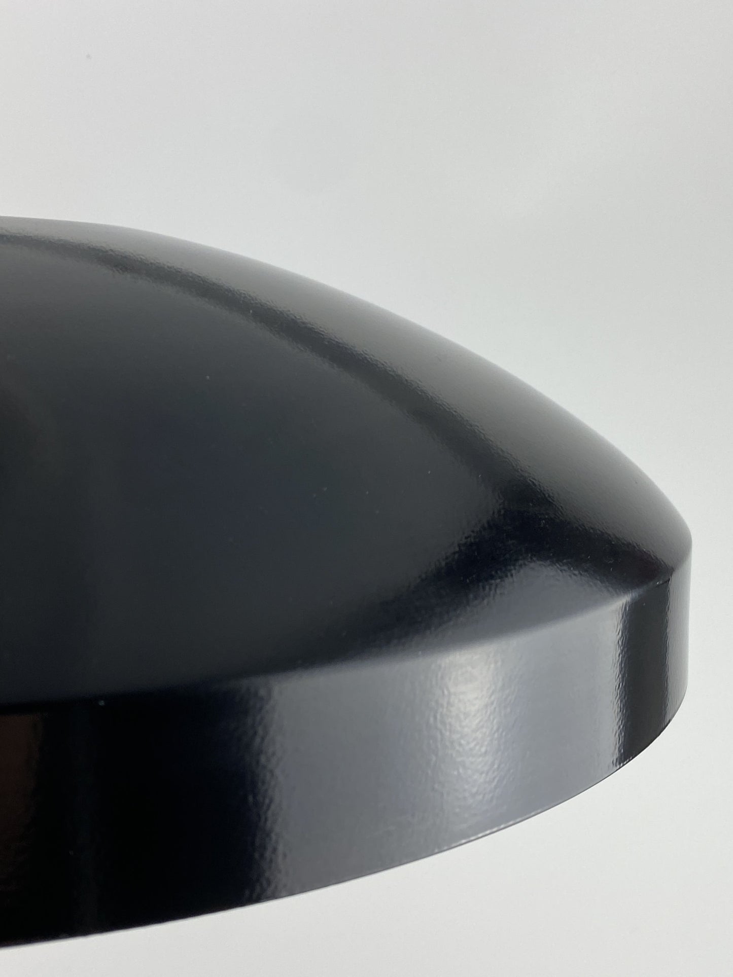 Rare black and gold table lamp UFO by Louis Kalff for Philips