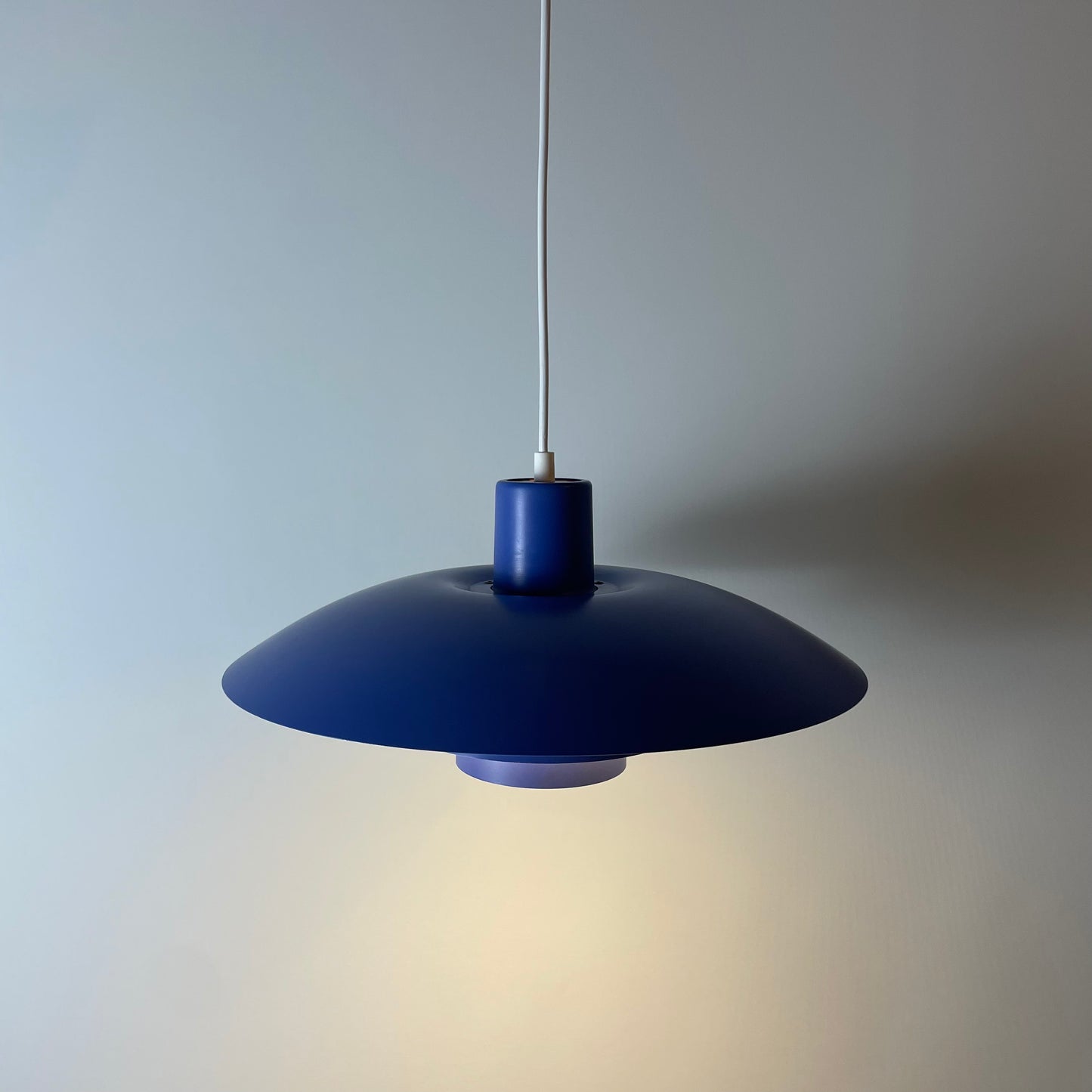 Vintage blue/purple PH 4/3 pendant light by Poul Henningsen for Louis Poulsen 1960