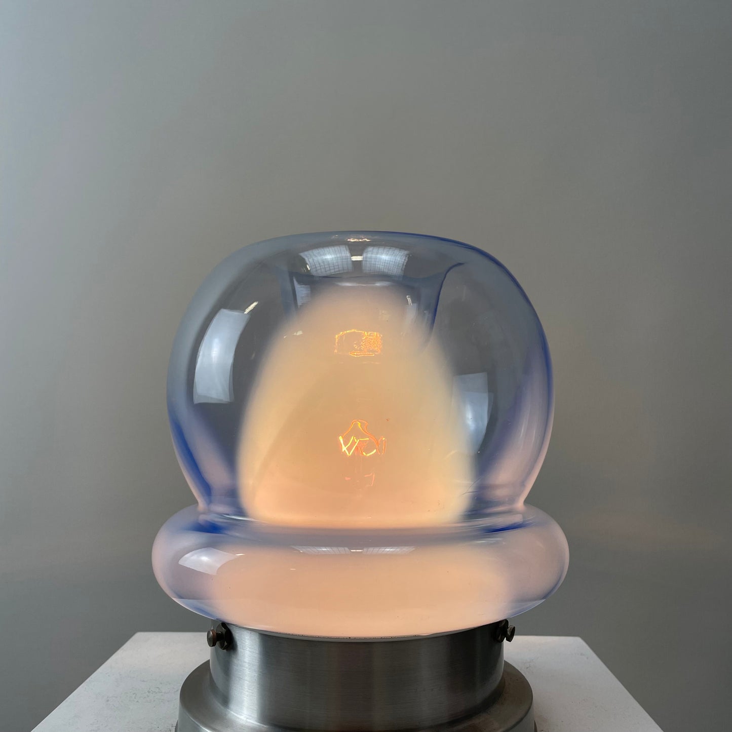 Murano glass table light By Carlo Nason for AV Mazzega, Italy 1960