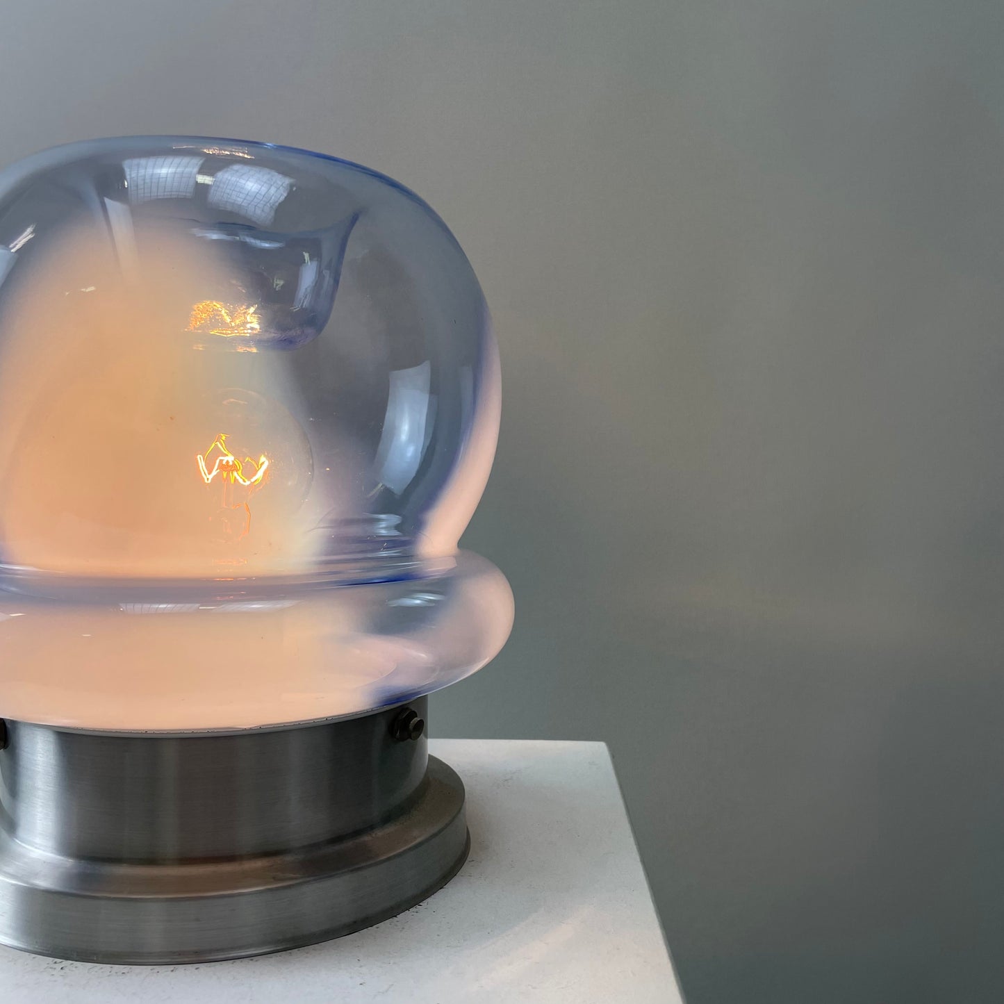 Murano glass table light By Carlo Nason for AV Mazzega, Italy 1960
