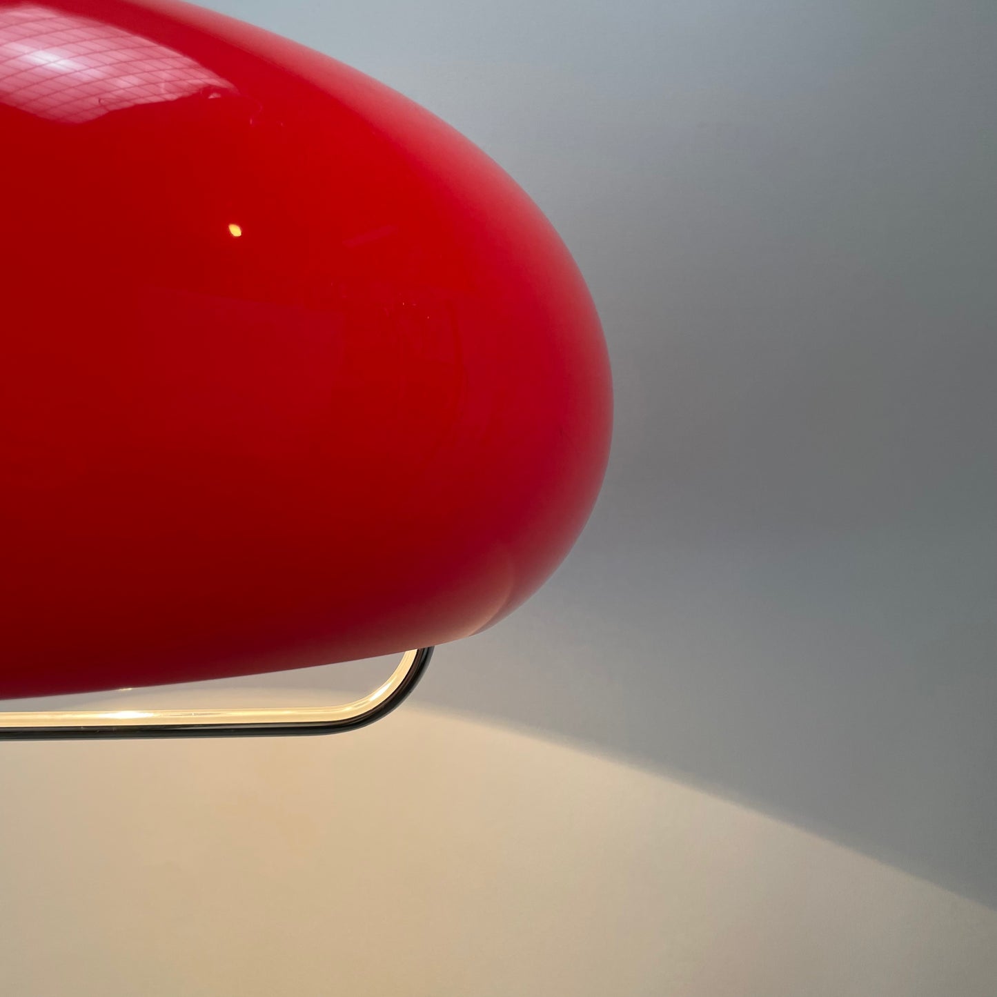 Space age plexiglass UFO pendant light by GURA 1970
