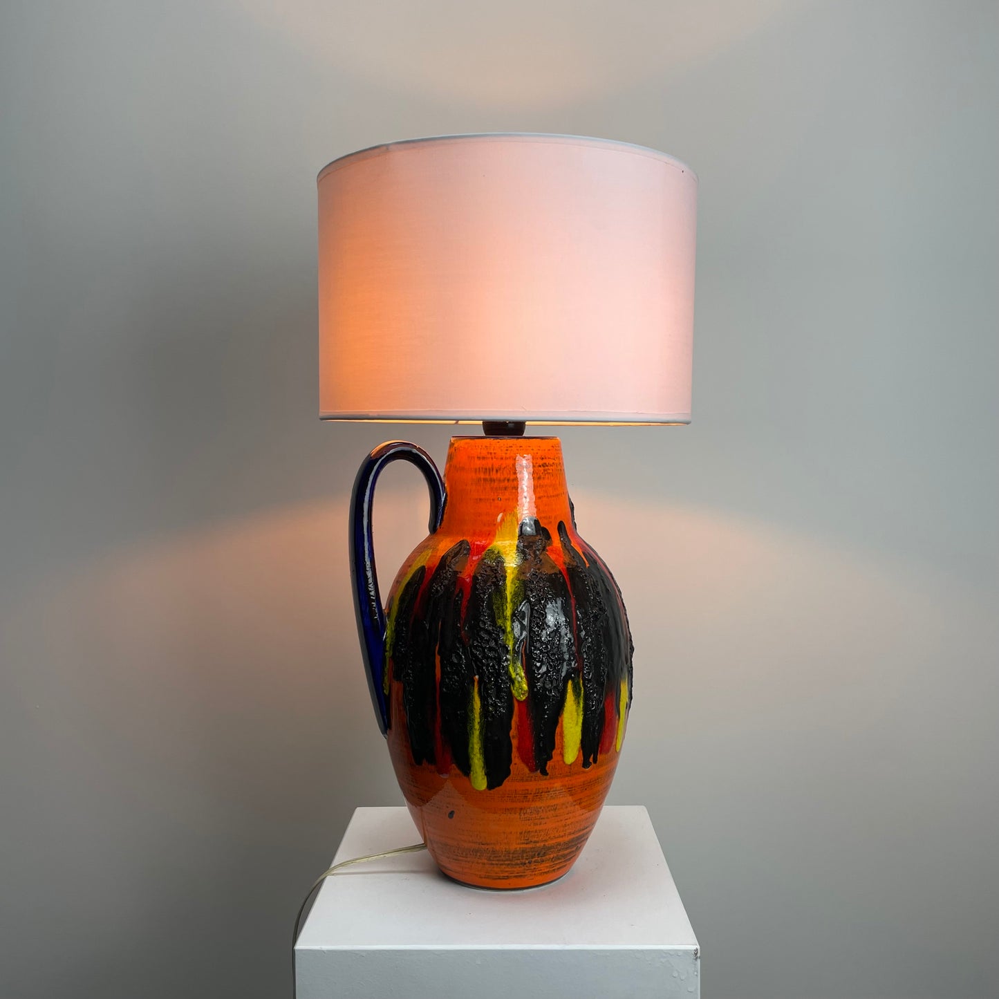 Ceramic table lamp by Scheurich from West-Germany 1960