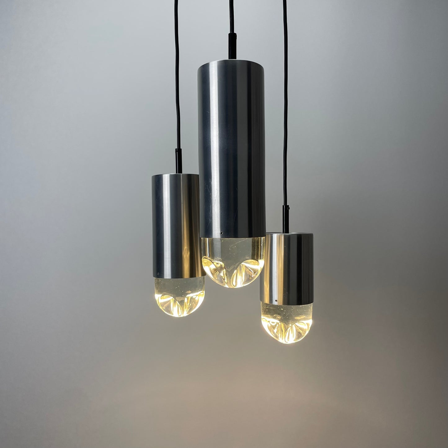 Set of 3 BULLET pendant lamps by RAAK Amsterdam 1960
