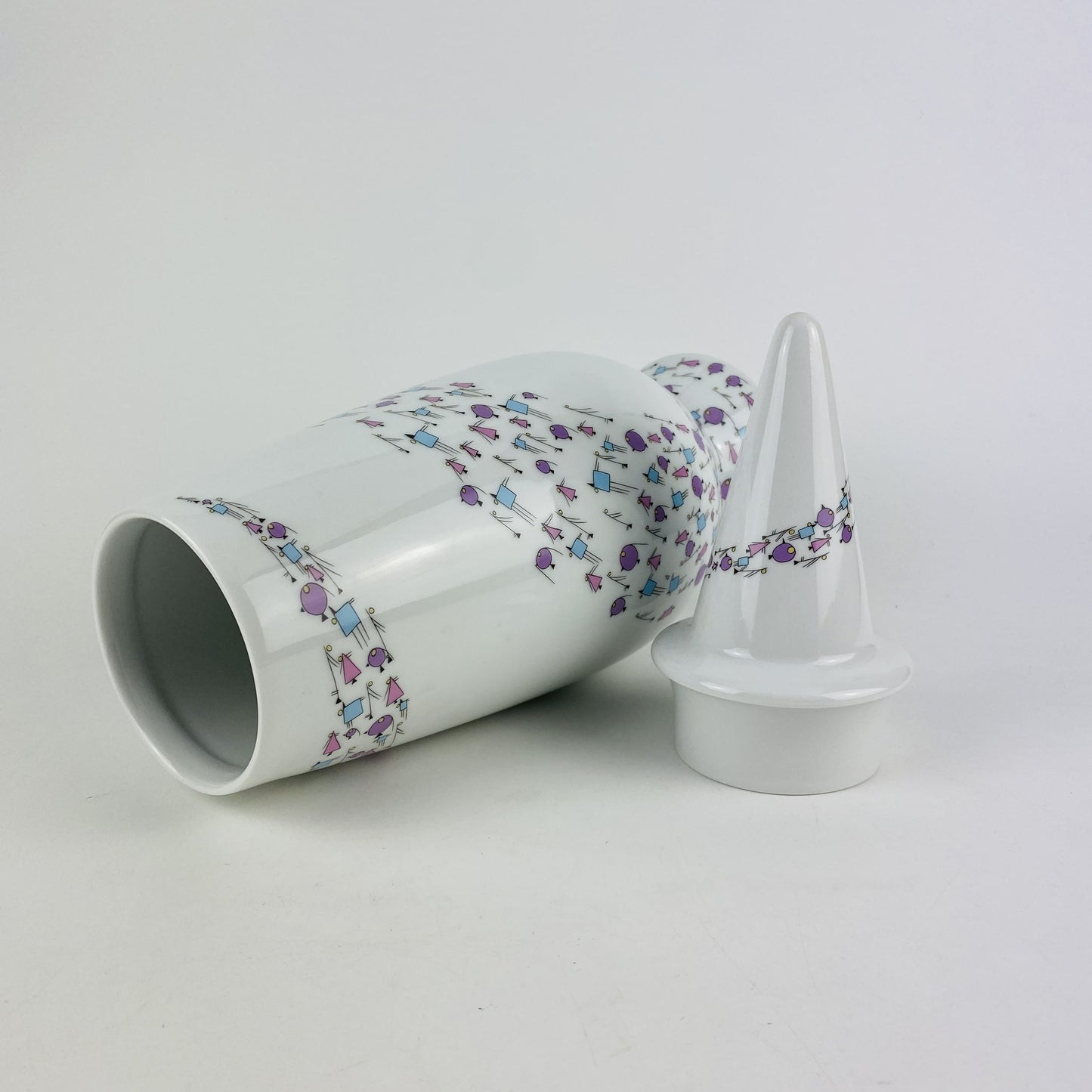 Alessi Tendentse Vase by Giorgio Rava for Alessandro Mendini 100% Make-up series - No. 69