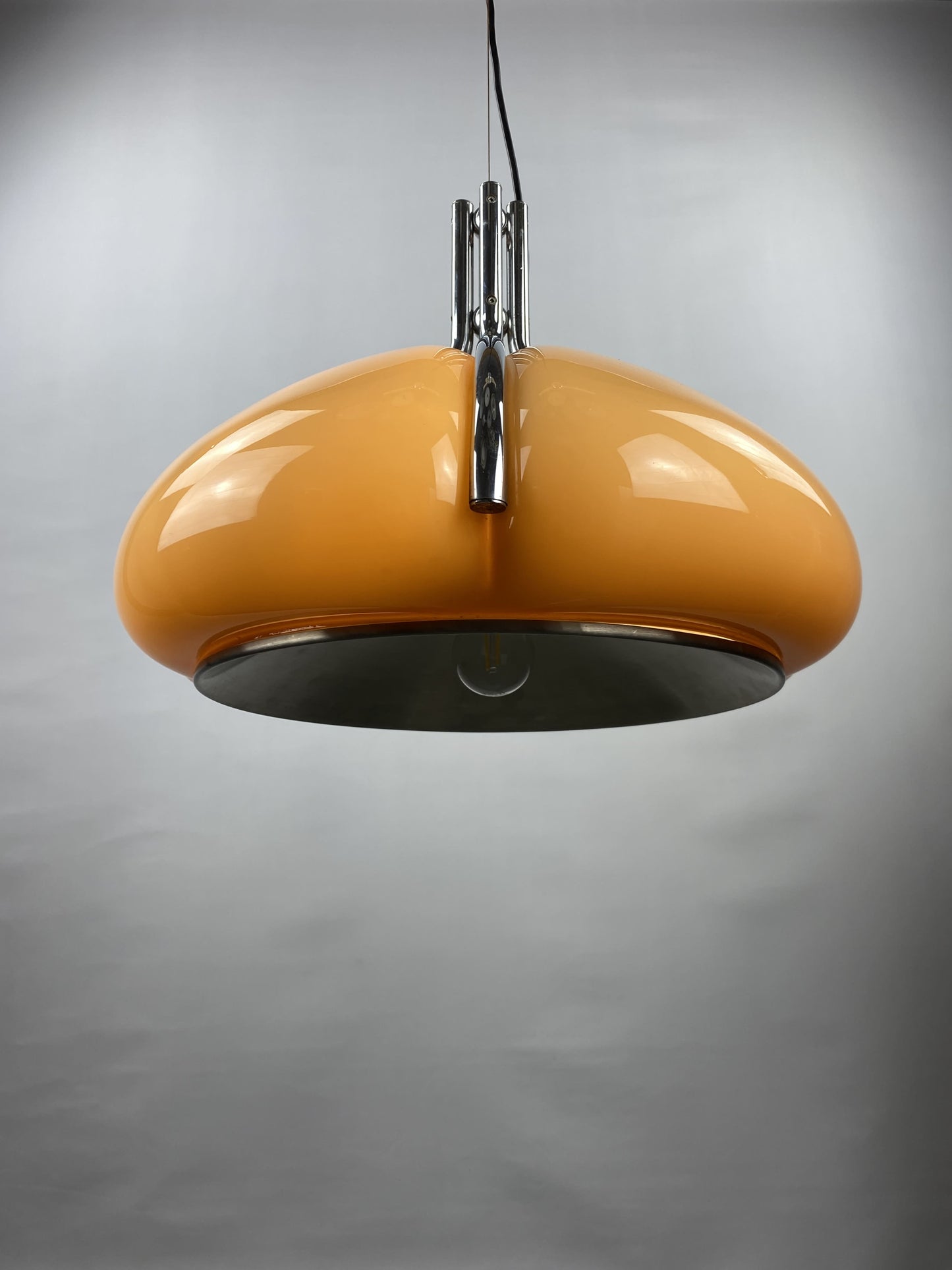 Brown Quadrifoglio pendant lamp designed by Harvey Guzzini for Meblo