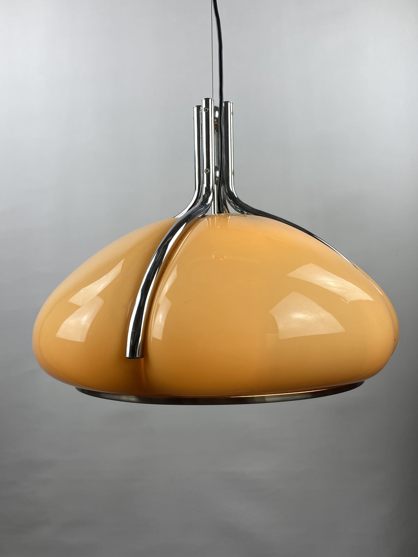 Brown Quadrifoglio pendant lamp designed by Harvey Guzzini for Meblo