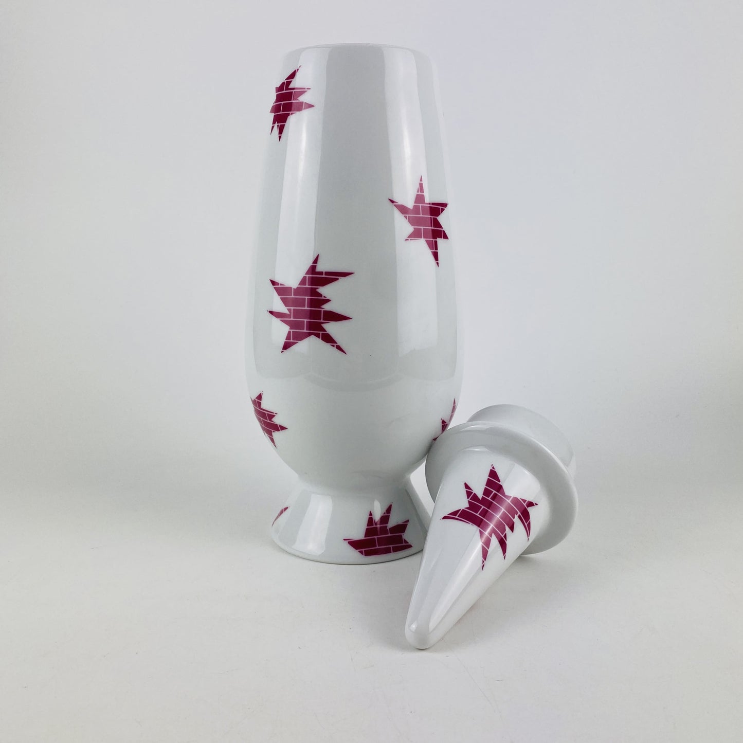 Alessi Tendentse Vase by Lapo Binazzi for Alessandro Mendini 100% Make-up series - No. 8