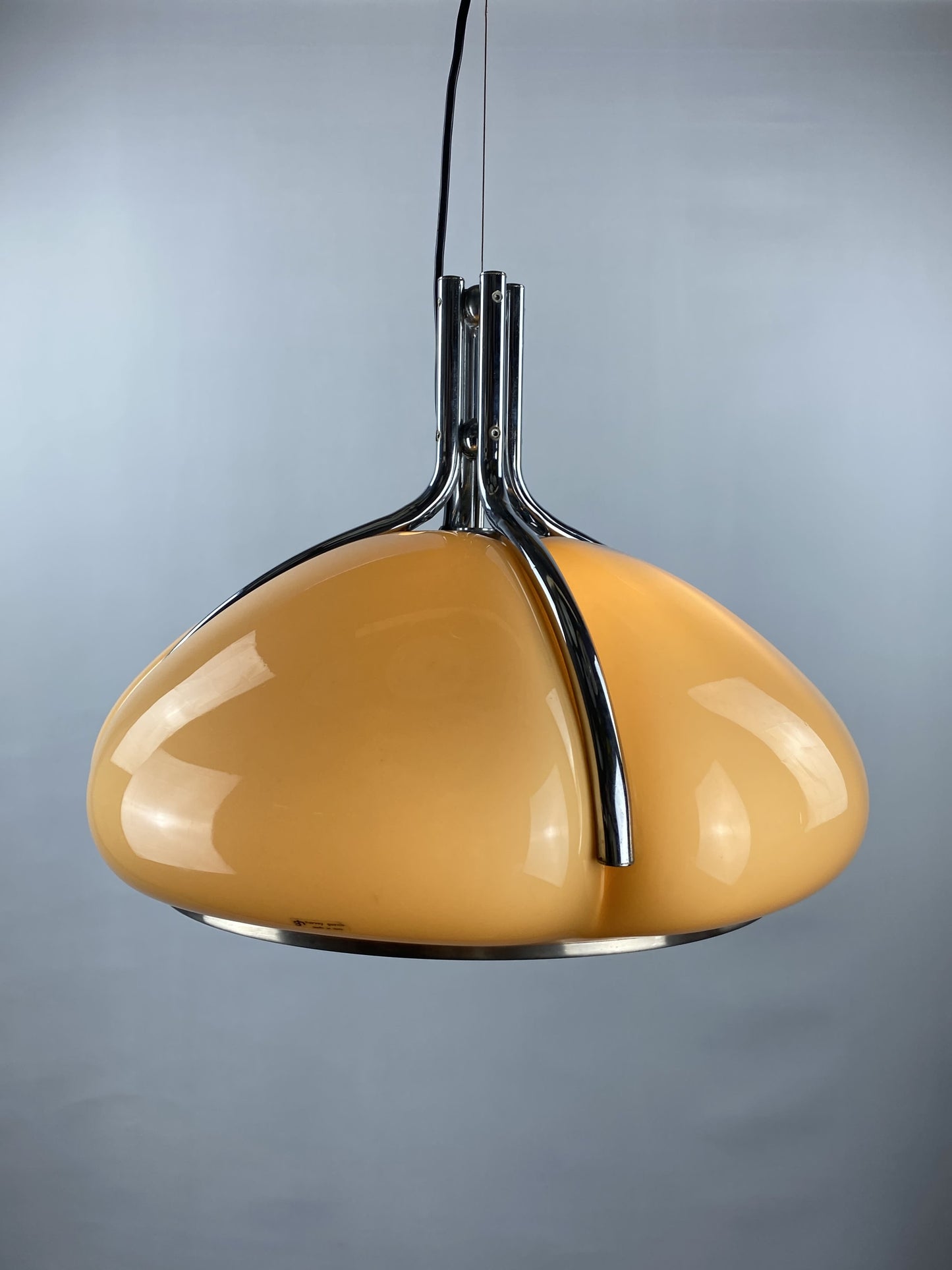 Brown Quadrifoglio pendant lamp designed by Harvey Guzzini for Meblo