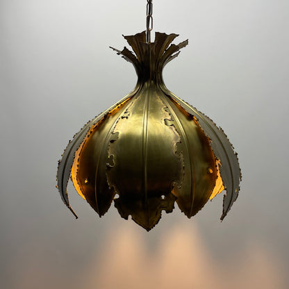 Copper butterfly pendant lamp by Svend Aage Holm Sørensen 1960