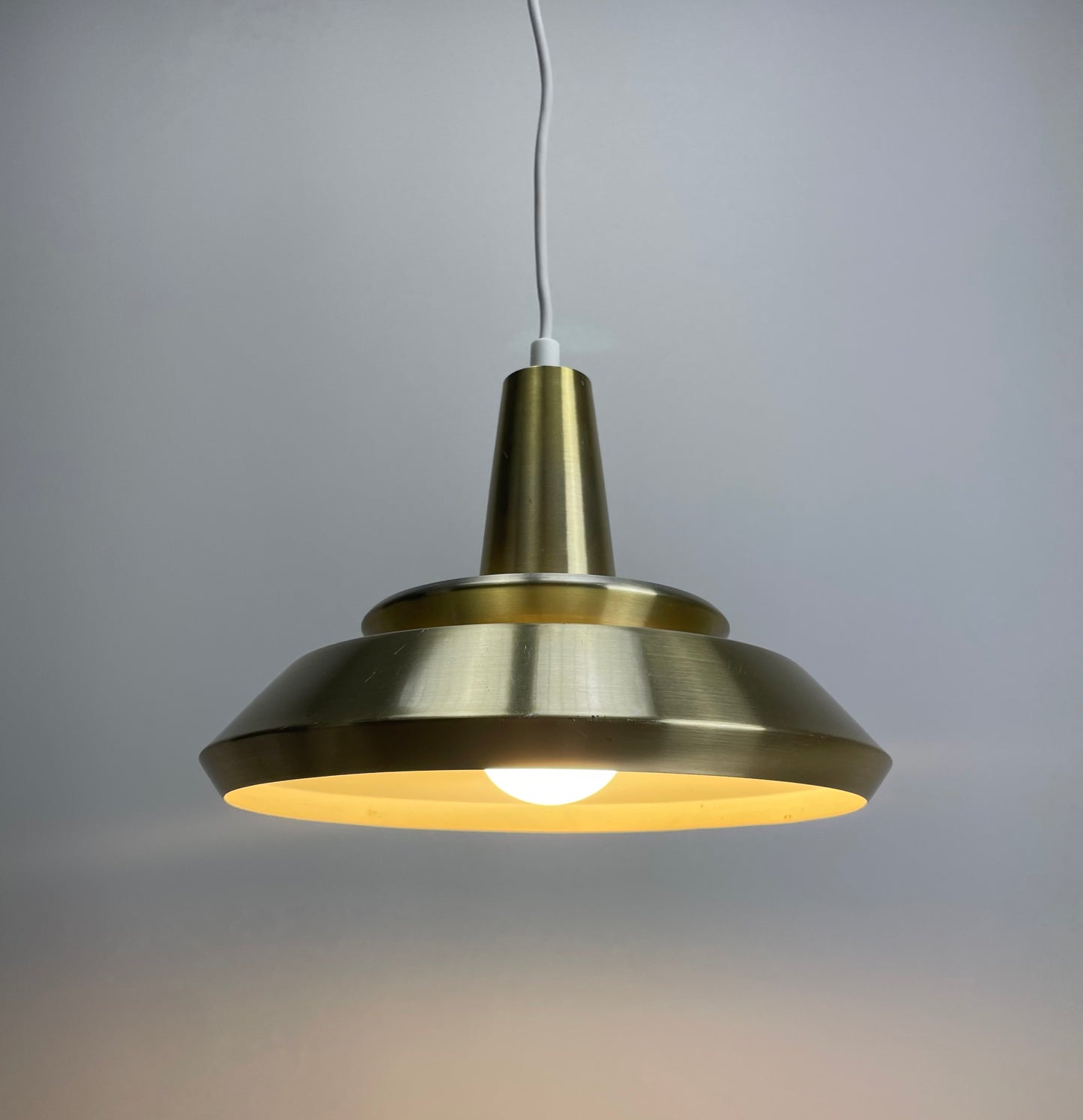 Danish copper pendant light 1960