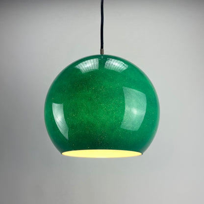 GalaxygreenglasspendantlampbyPeillandPutzler1960