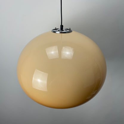 Brown JOLLY pendant lamp by Luigi Massoni for iGuzzini 1970