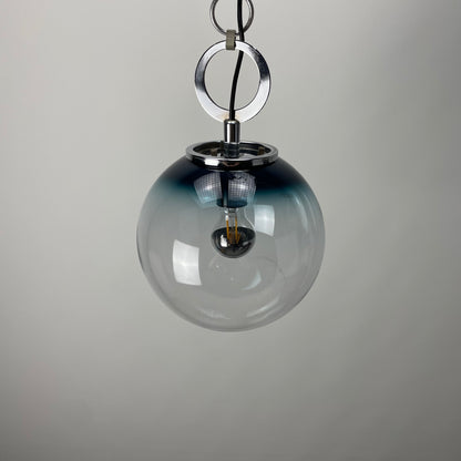 Murano glass pendant light by VETRO Italy 1960