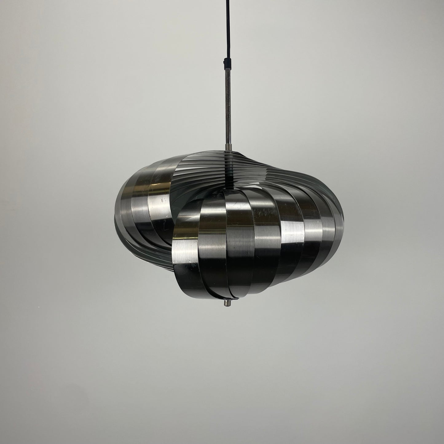 Spiral Kinetics pendant lamp in style of Henri Mathieu 1960