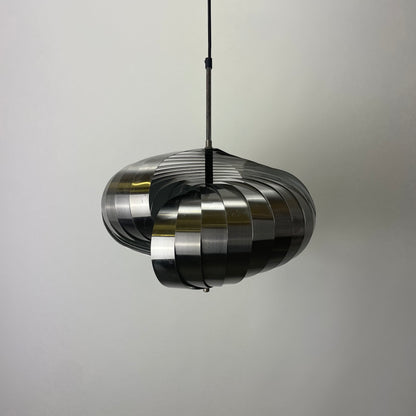 Spiral Kinetics pendant lamp in style of Henri Mathieu 1960