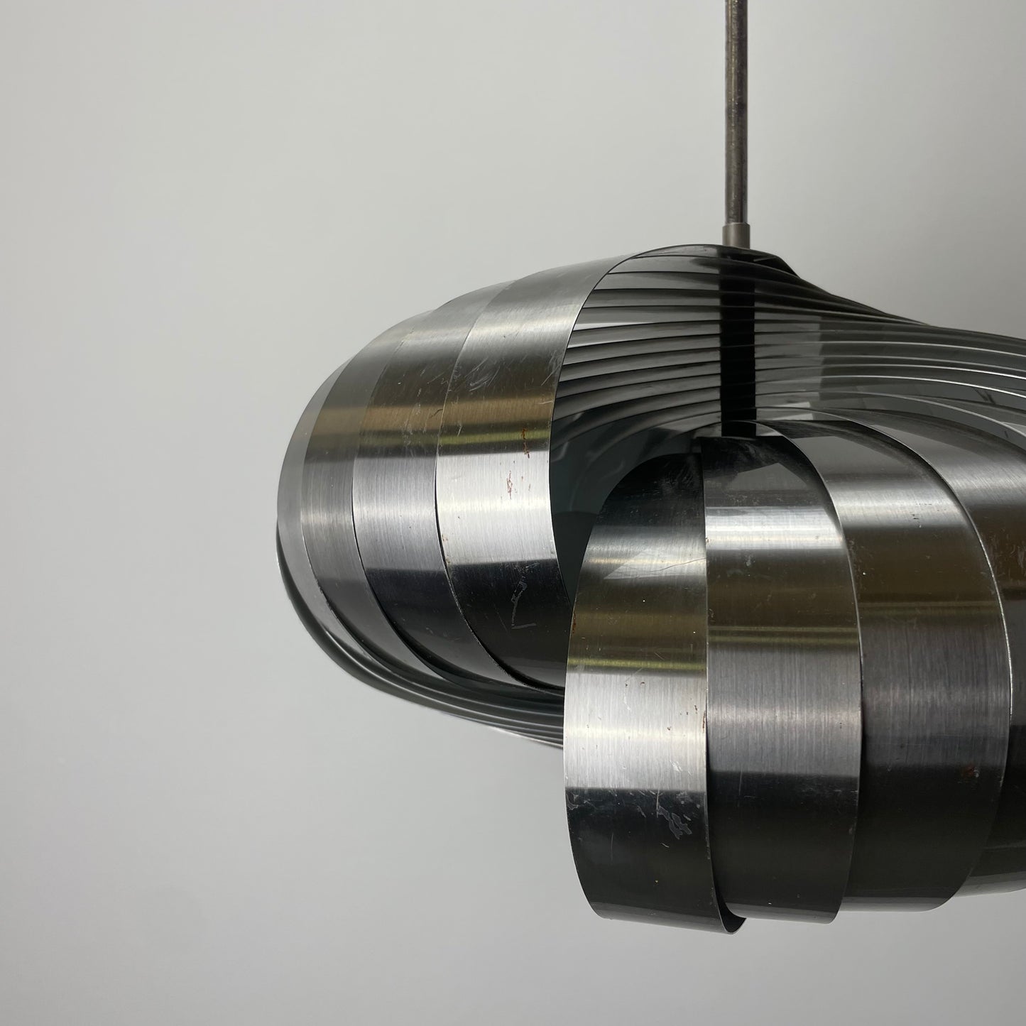 Spiral Kinetics pendant lamp in style of Henri Mathieu 1960