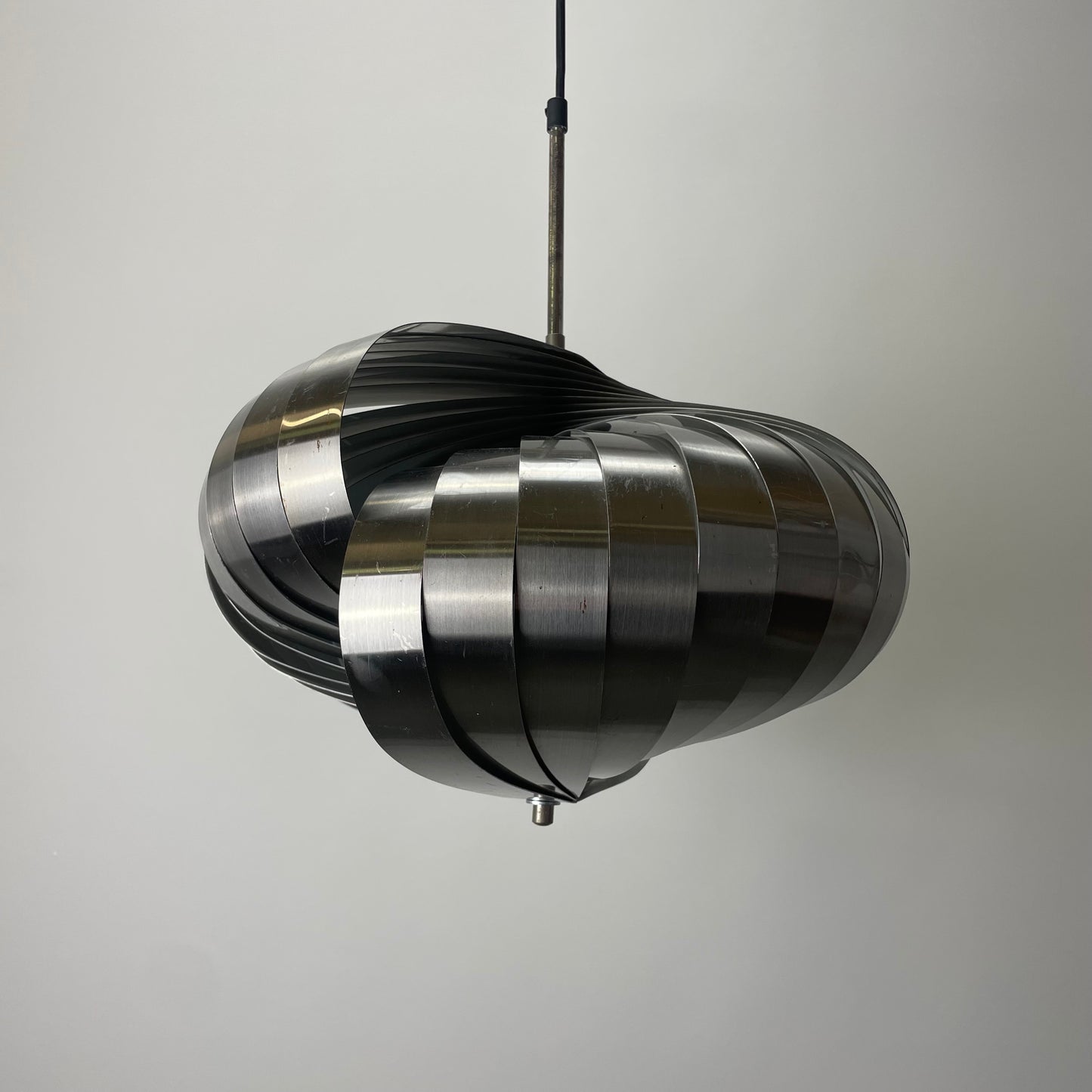 Spiral Kinetics pendant lamp in style of Henri Mathieu 1960