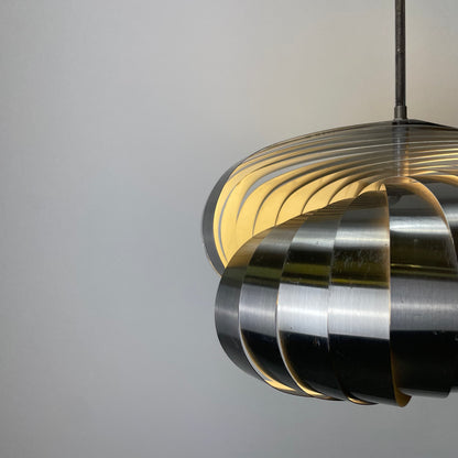 Spiral Kinetics pendant lamp in style of Henri Mathieu 1960