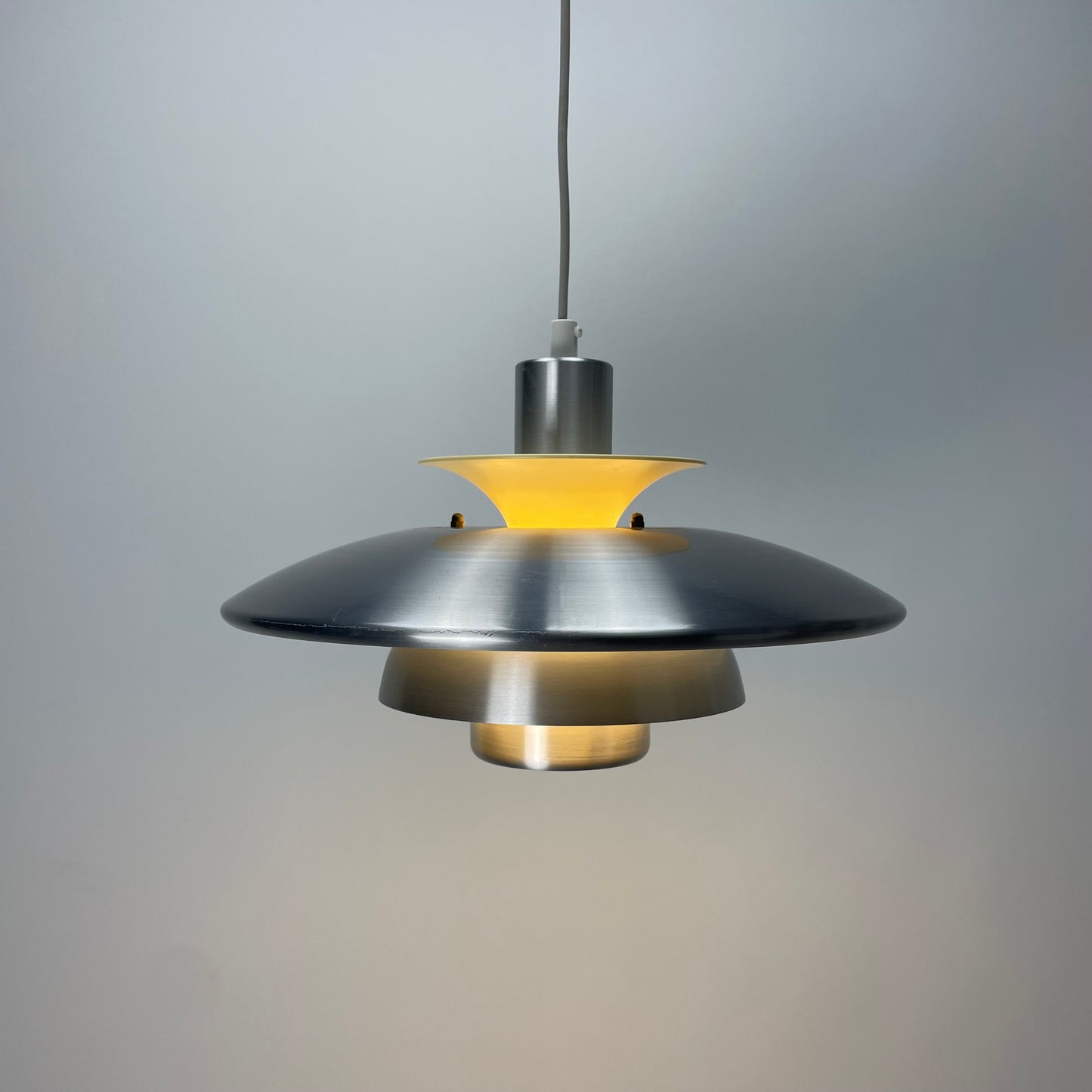 Danish UFO pendant light by Lyskaer from the 1970s