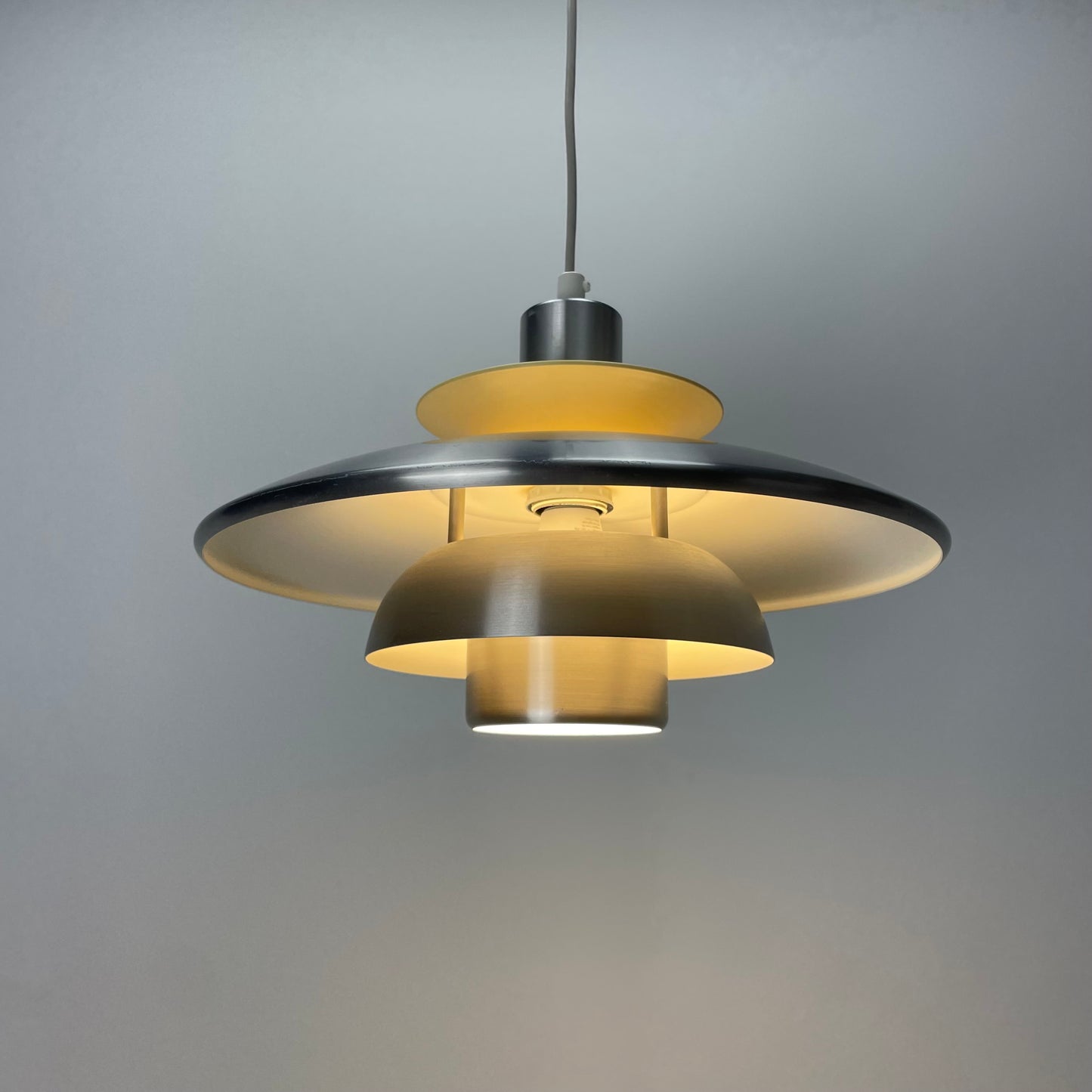 Danish UFO pendant light by Lyskaer from the 1970s