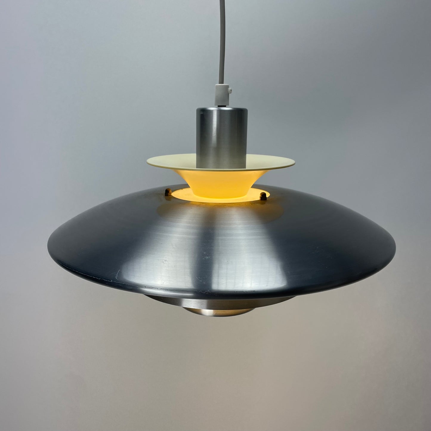 Danish UFO pendant light by Lyskaer from the 1970s