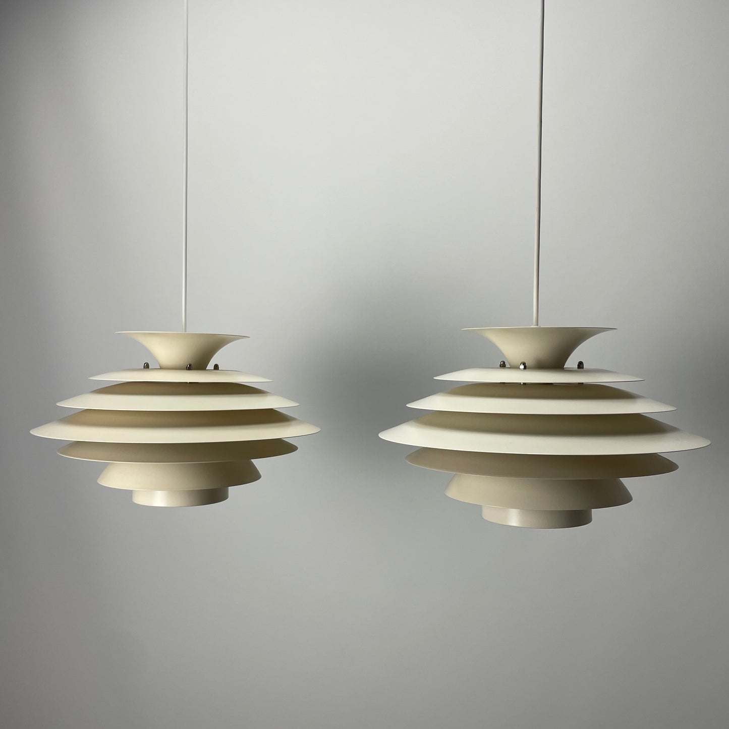 Pair of Danish GRANNY pendant lamps by Design Light 1970