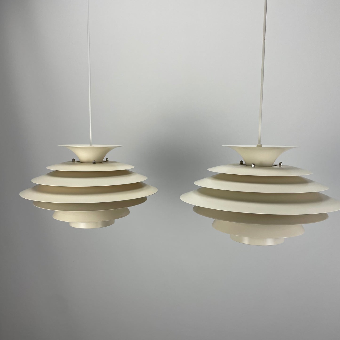 Pair of Danish GRANNY pendant lamps by Design Light 1970