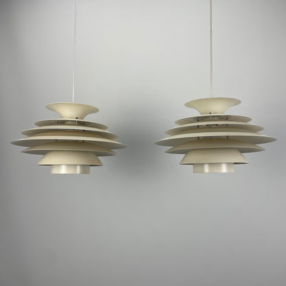 Pair of Danish GRANNY pendant lamps by Design Light 1970