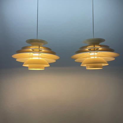 Pair of Danish GRANNY pendant lamps by Design Light 1970