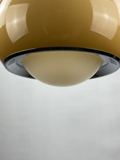 Brown BUD pendant lamp designed by Harvey Guzzini for Meblo