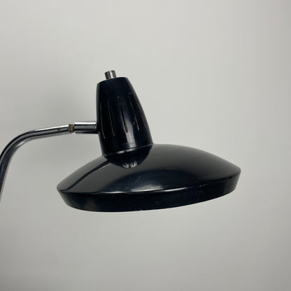 Black FARO desk light by FASE, Madrid 1960