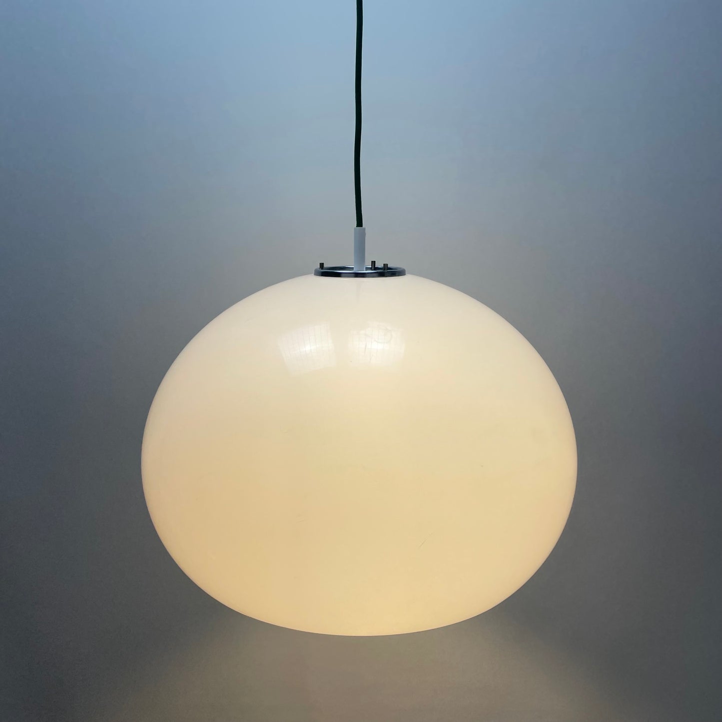 White JOLLY pendant lamp by Luigi Massoni for iGuzzini 1970