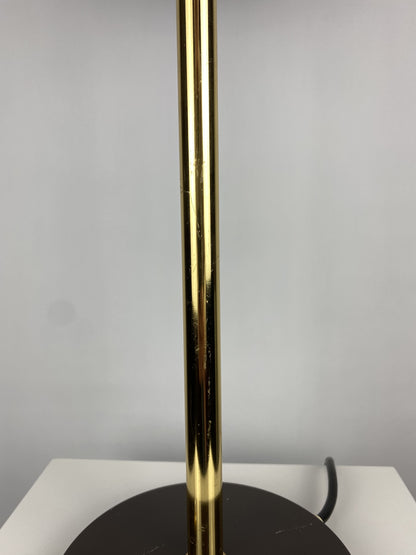 One of four Brown and gold table lamp Timor 69 by Louis Kalff for Philips 1970