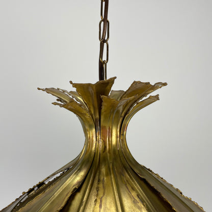 Copper butterfly pendant lamp by Svend Aage Holm Sørensen 1960