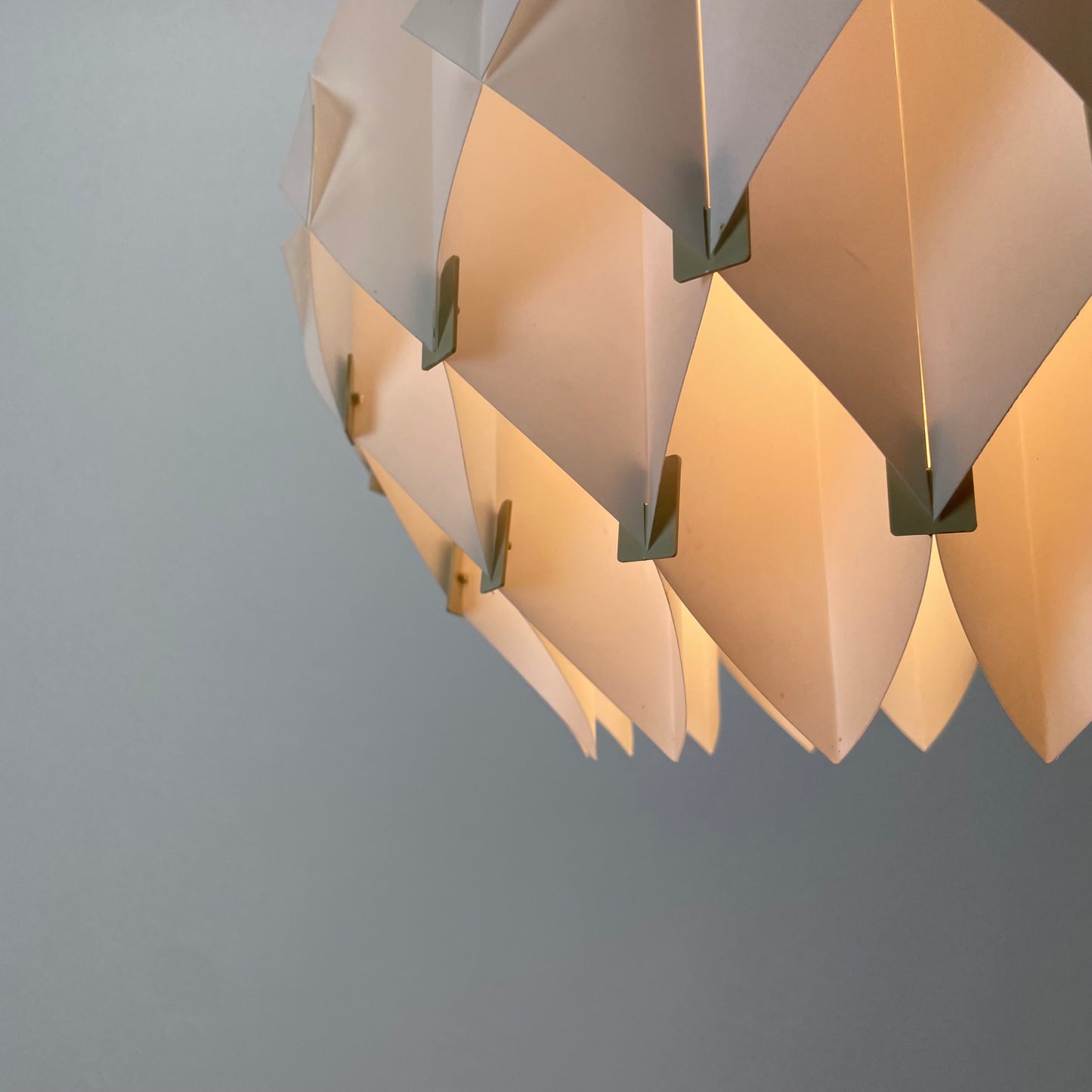 Butterfly pendant lamp by Lars Schioler for Hoyrup 1970