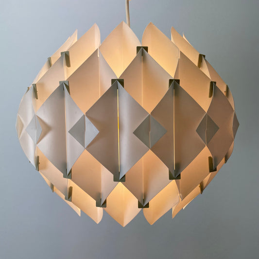 Butterfly pendant lamp by Lars Schioler for Hoyrup 1970