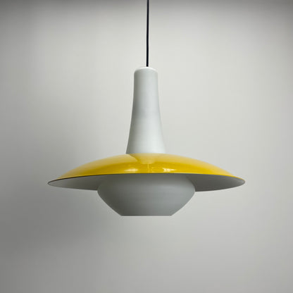 UFO shaped pendant light by Louis Kalff for Philips 1950