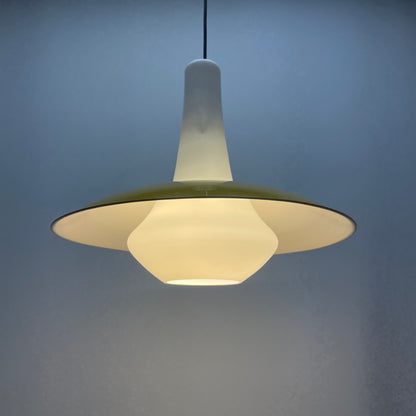 UFO shaped pendant light by Louis Kalff for Philips 1950