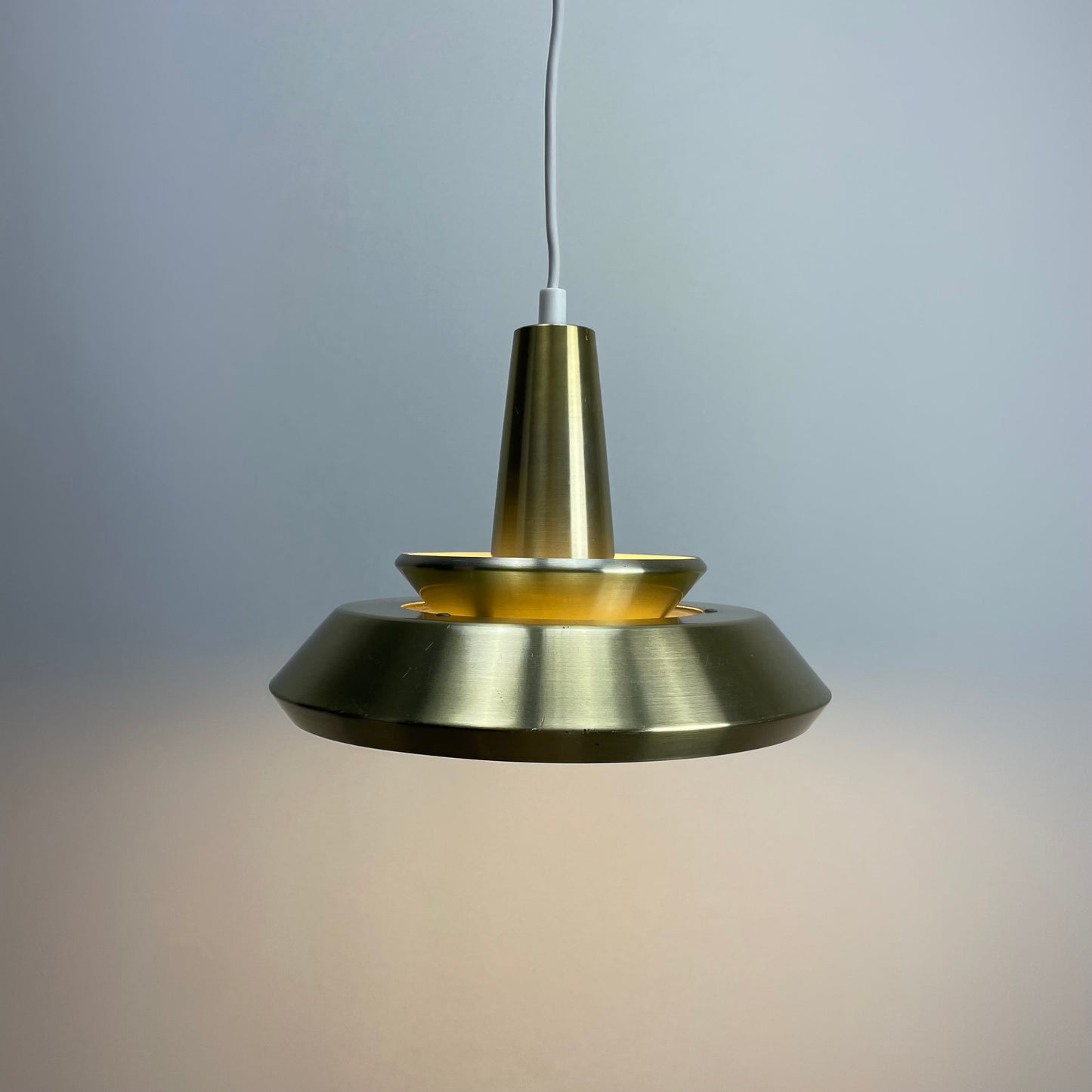 Danish copper pendant light 1960