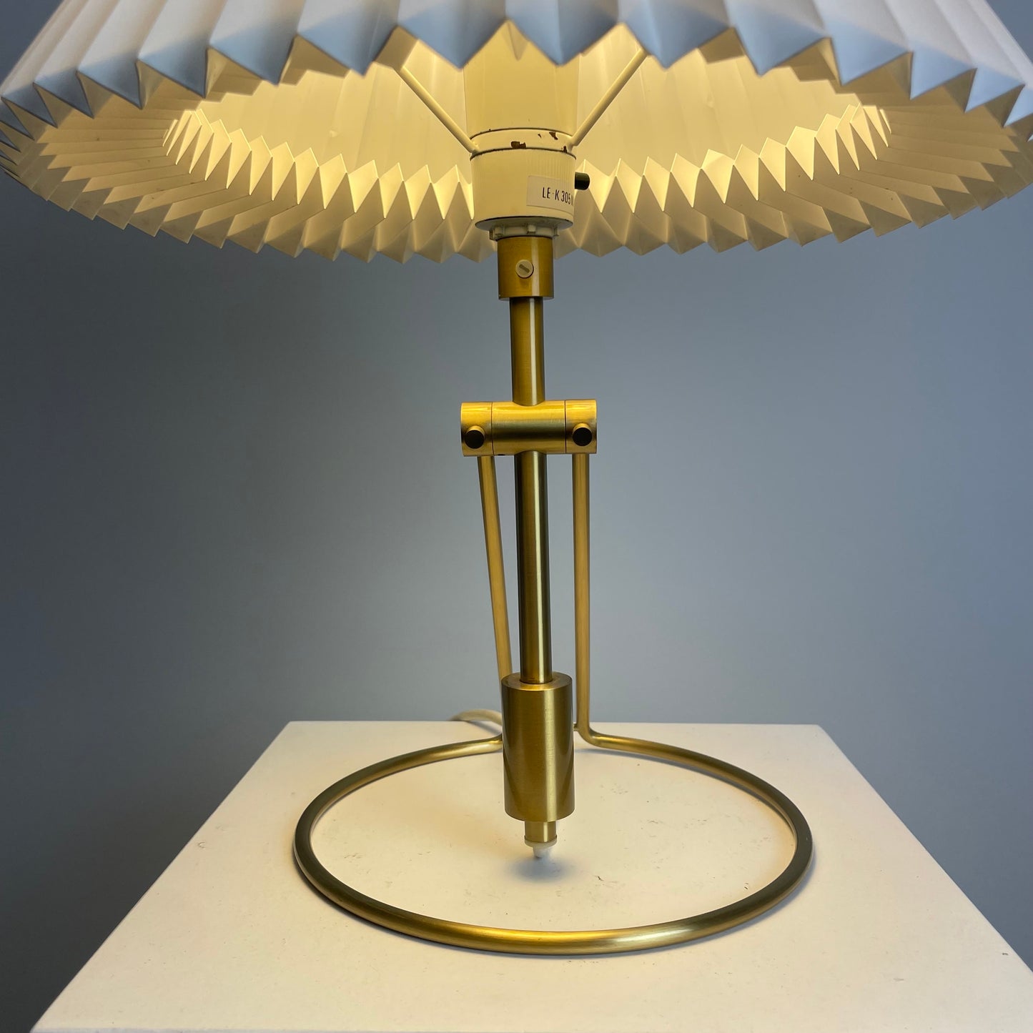 Le Klint table lamp model 305 by Christian Hvidt 1970