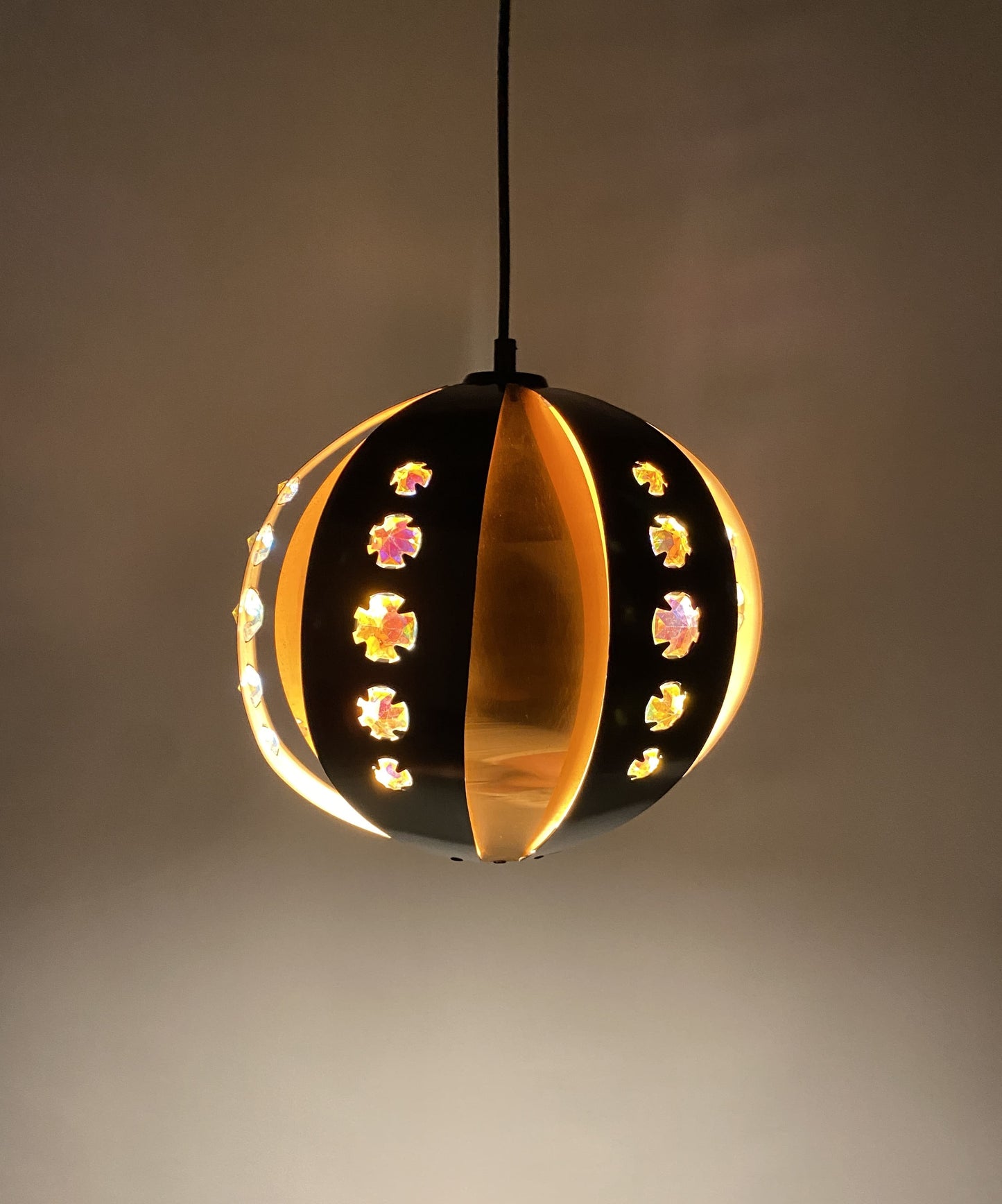 Pendant light by Werner Schou for Coronell Electrical Denmark 1960