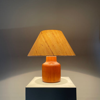 vintage teak wood table lamp
mid-century Danish modern design
Kirk teak table lamp
Scandinavian craftsmanship
classic mid-century lighting
vintage table lamp for sale