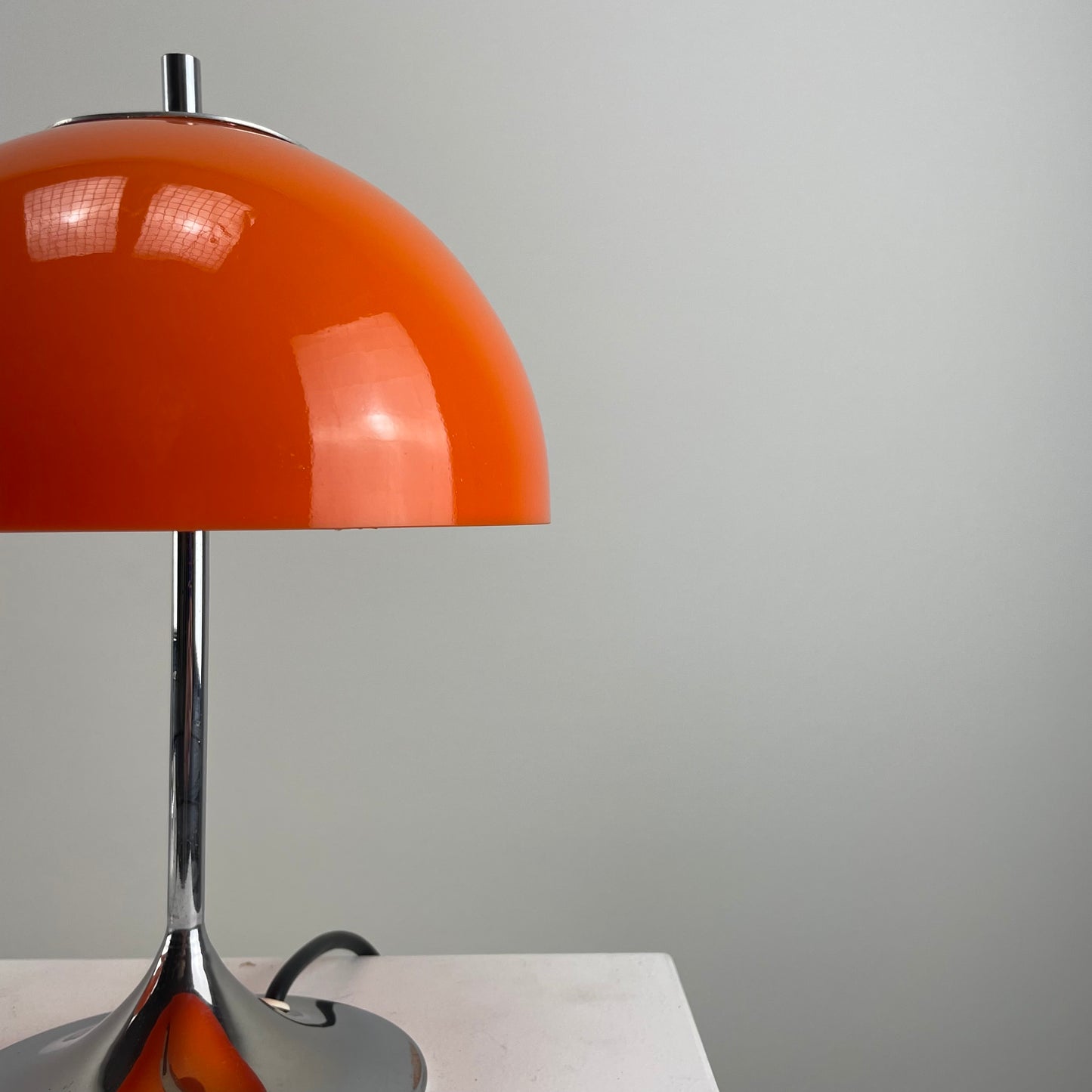 Pair of rare mushroom table lamps by Frank Bentler for Wila, 1970