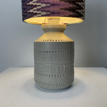 Bitossi style ceramic table lamp from Italy 1960
