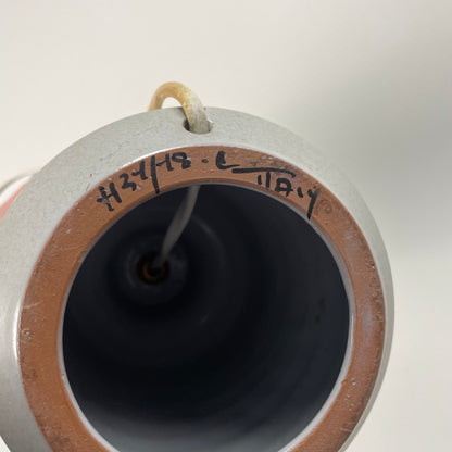 Bitossi style ceramic table lamp from Italy 1960