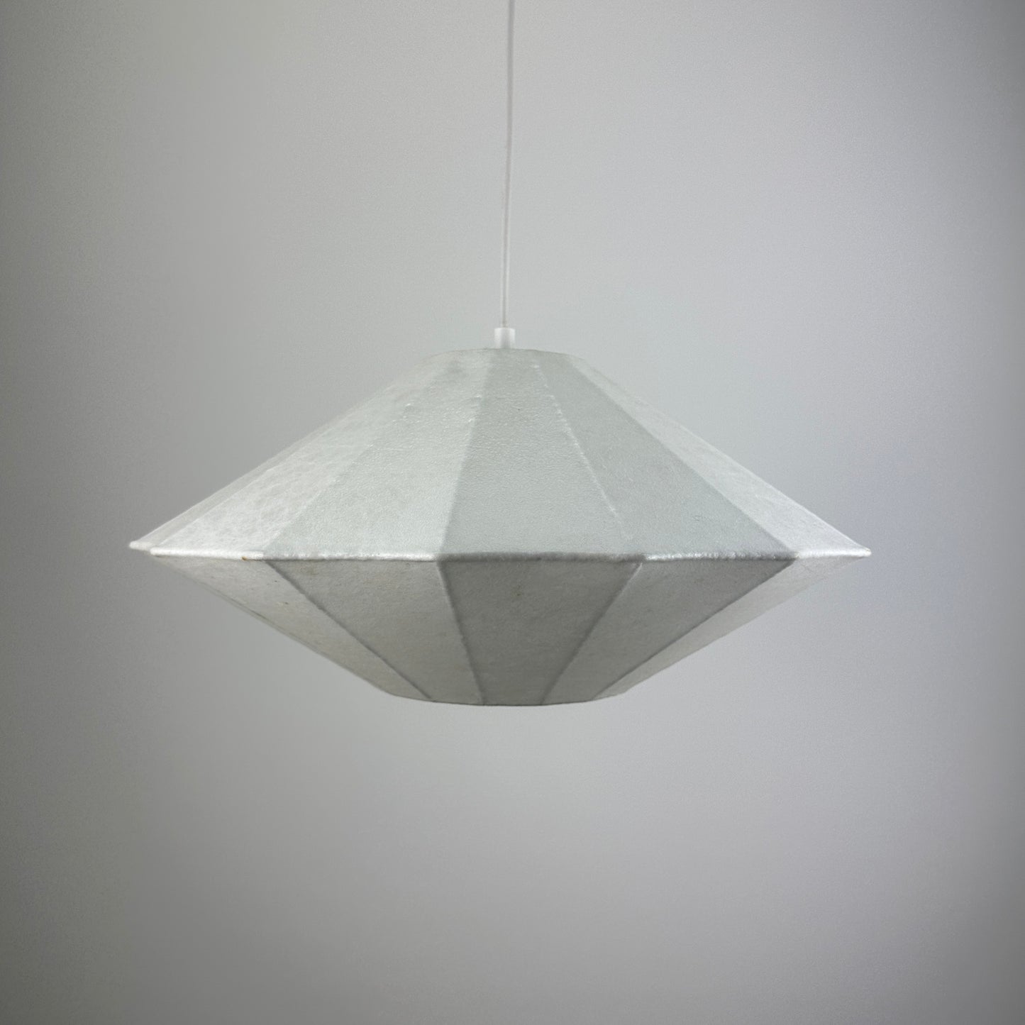 Goldkant Leuchten UFO shaped cocoon pendant light 1970