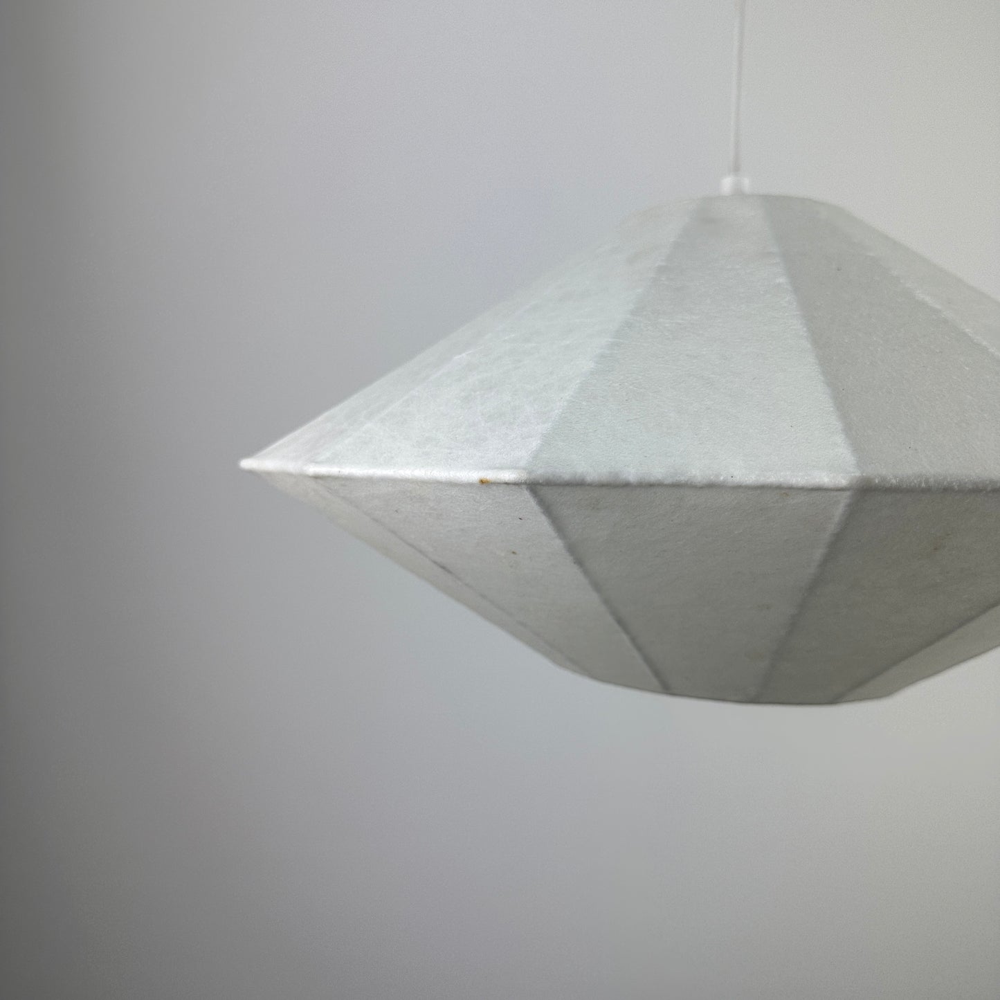 Goldkant Leuchten UFO shaped cocoon pendant light 1970